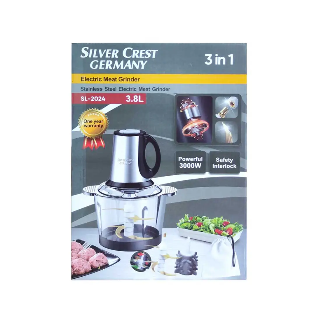 عکس شماره:2 , خردکن سیلور کرست مدل SL-2024