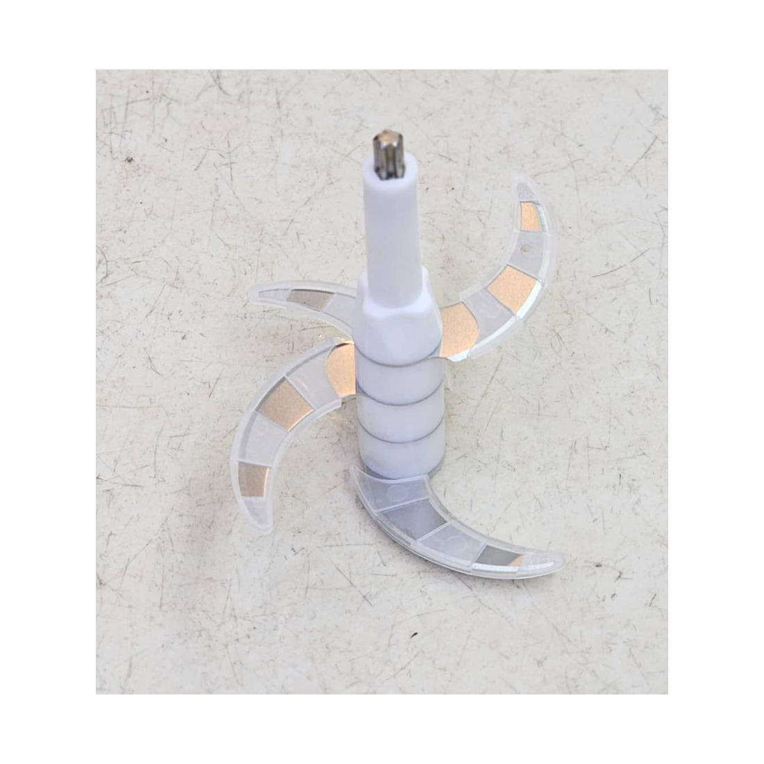 عکس شماره:1 , تیغه خردکن 4 پره پرسی