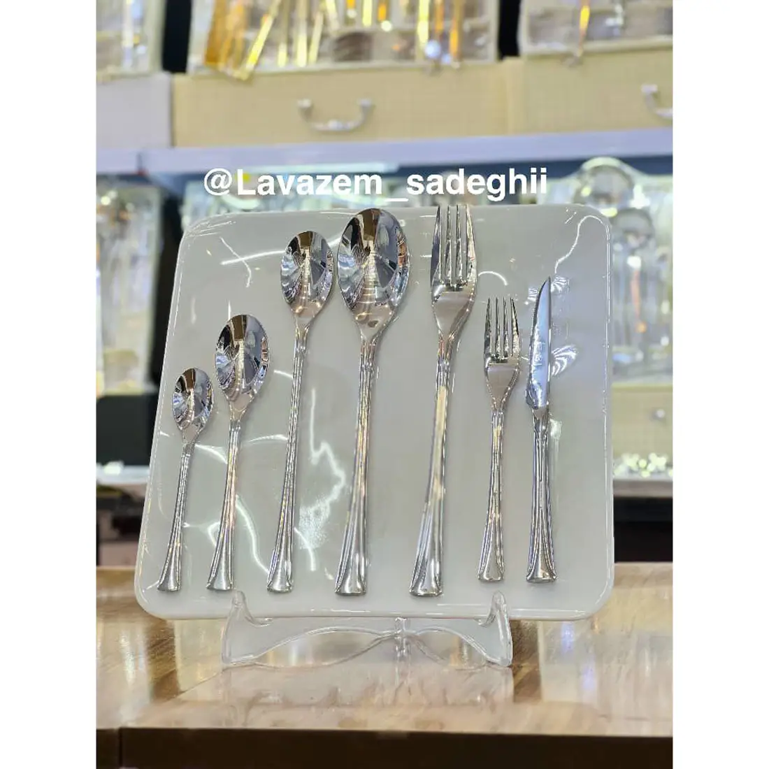 عکس شماره:6 , سرویس قاشق چنگال چمدانی یونیک 120 پارچه