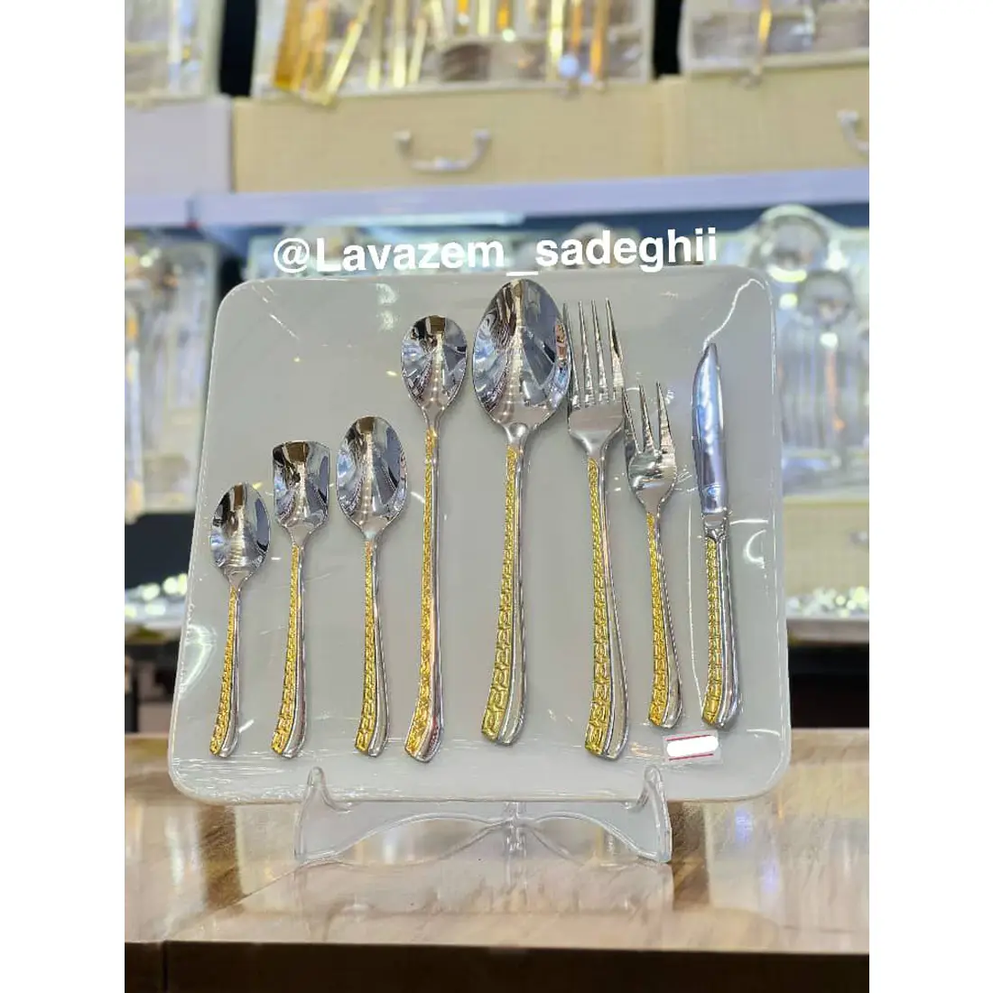 عکس شماره:2 , سرویس قاشق چنگال چمدانی یونیک 120 پارچه